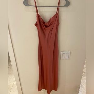 Express Satin Wedding Guest Dress